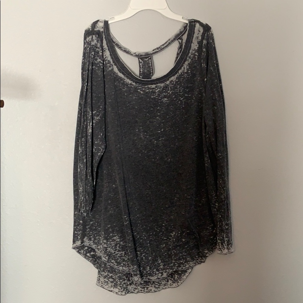 Long sleeve- heathered